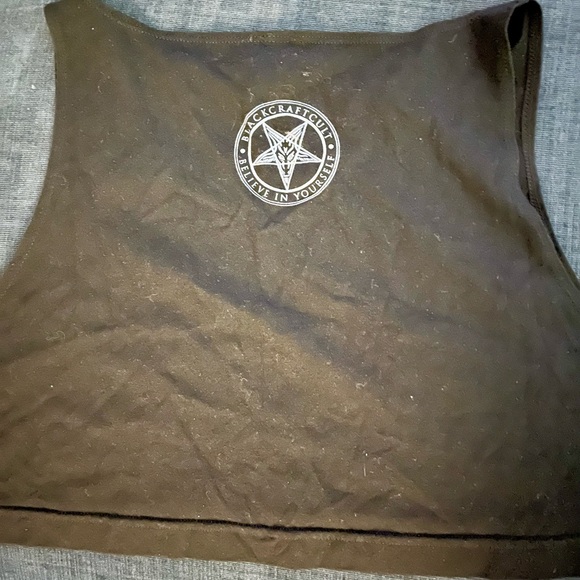 Women's Blackcraft cropped Sinners tank top - Picture 3 of 3